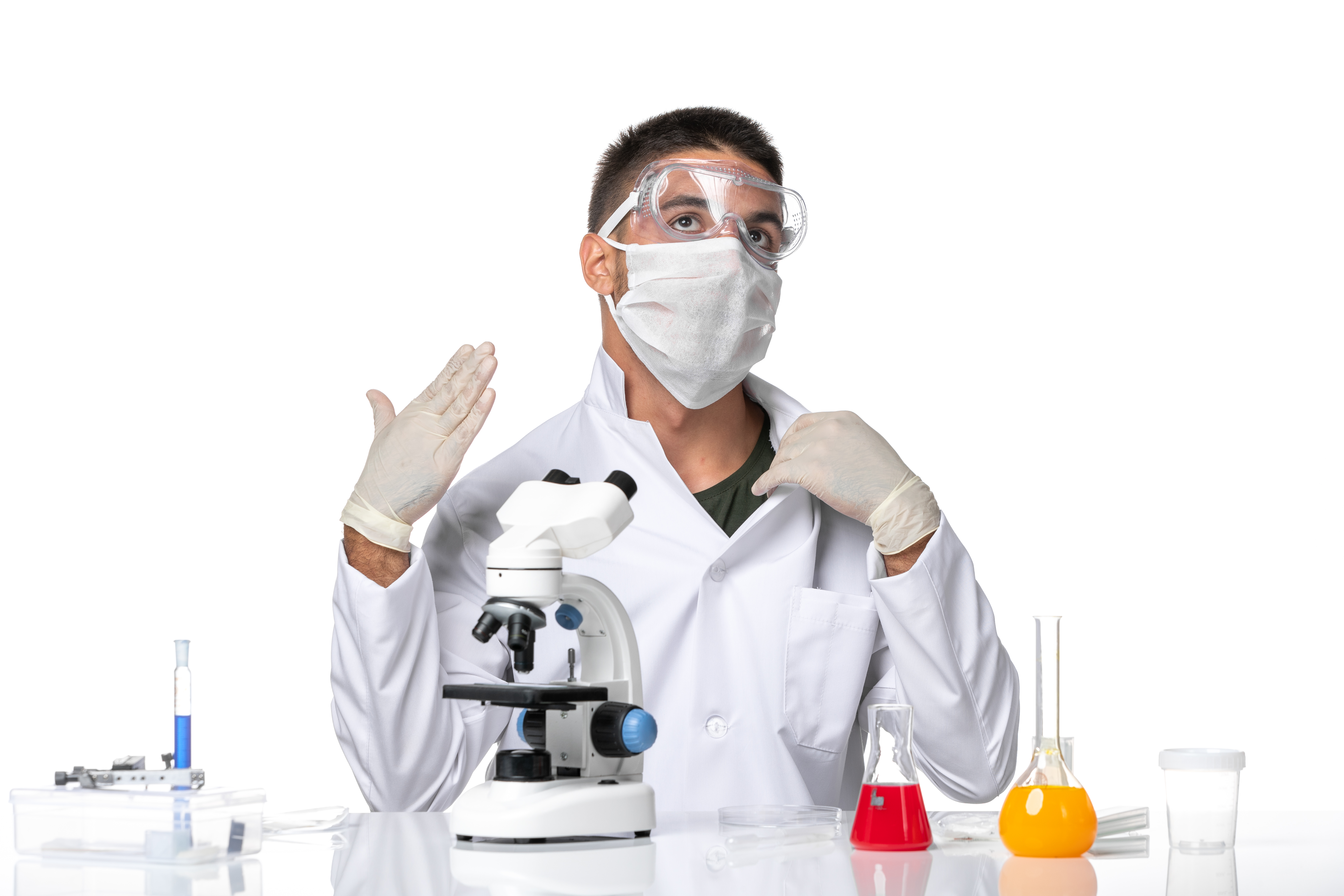 Laboratory hero background texture